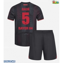 Bayer Leverkusen Loic Bade #5 Hjemmedraktsett Barn 2025-26 Kortermet (+ Korte bukser)